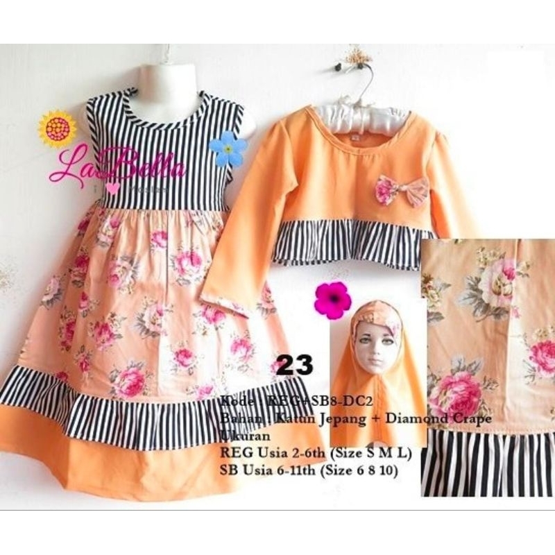 baju anak perempuan merk labella