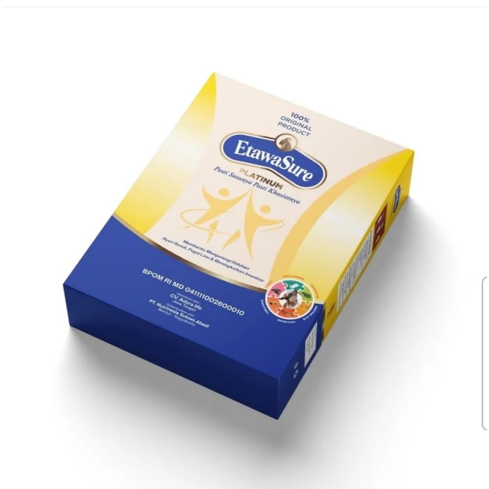 

Susu Kambing Etawasure Platinum Untuk Asam Urat Nyeri Sendi dan Pegal Linu - 250gr