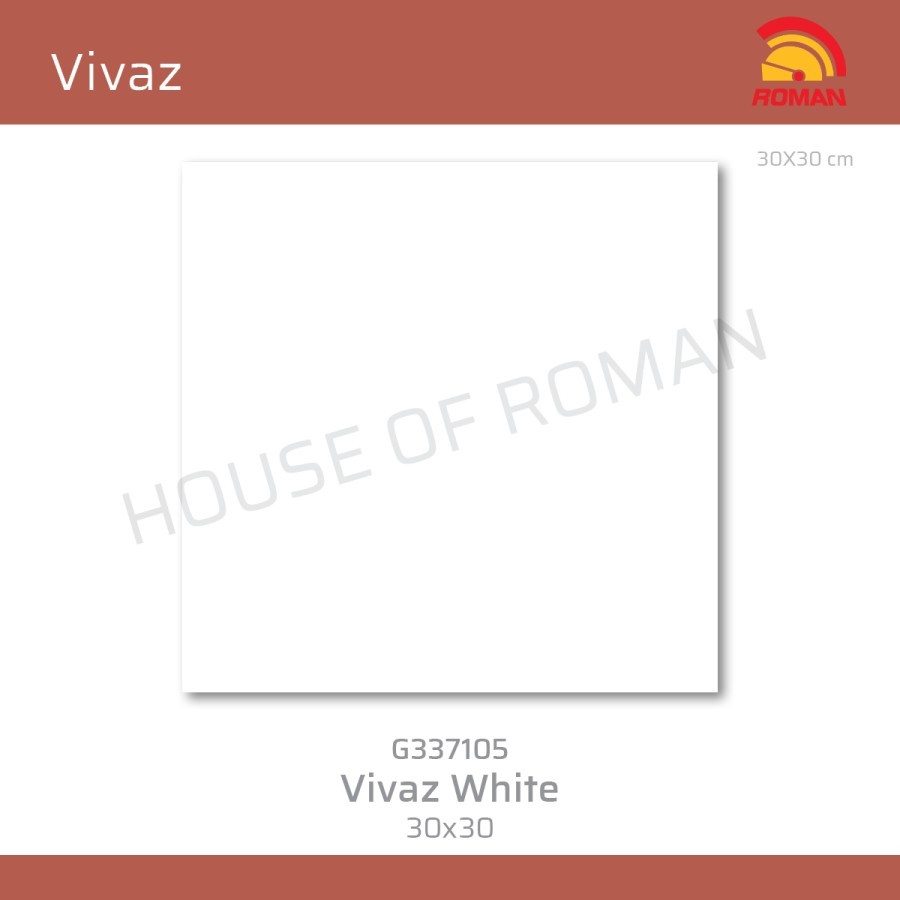 ROMAN KERAMIK Vivaz White 30x30 G337105 ROMAN KERAMIK