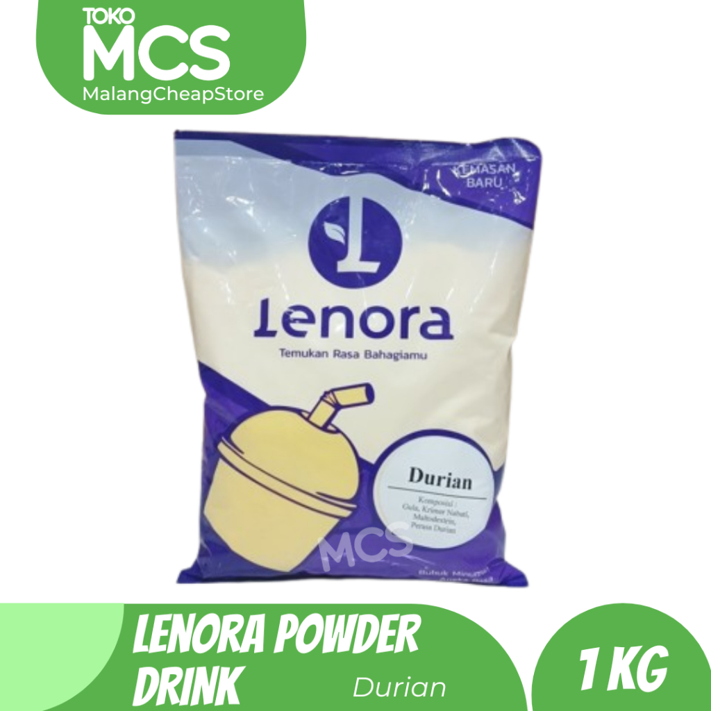 

LENORA bubuk minuman rasa DURIAN 1KG