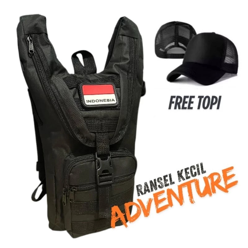 Tas Ransel Kecil Tactical Hydropack pria Multifungsi Tas Olahraga Sepeda Trail Adventure Motor Cross