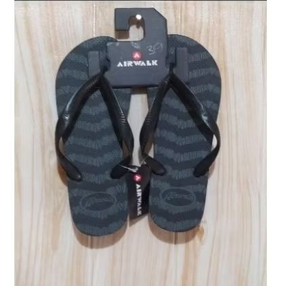 sandal airwalk original hitam size 39