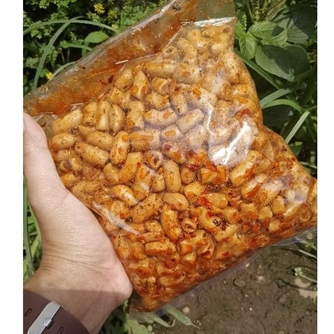 

Makaroni bantet pedas daun jeruk 1KG bumbu cikruh