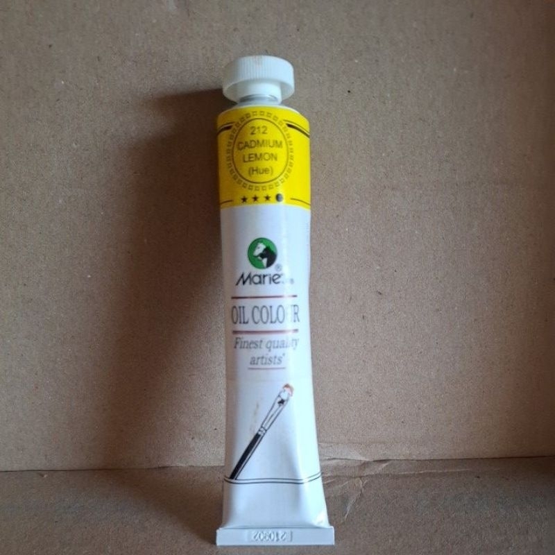 

cat minyak / oil colour maries 50 ml CADMIUN LEMON (HUE) 212