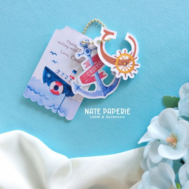 

NAUTICAL Hang Tag Tebal TIDAK LETOY, Label, Sticker