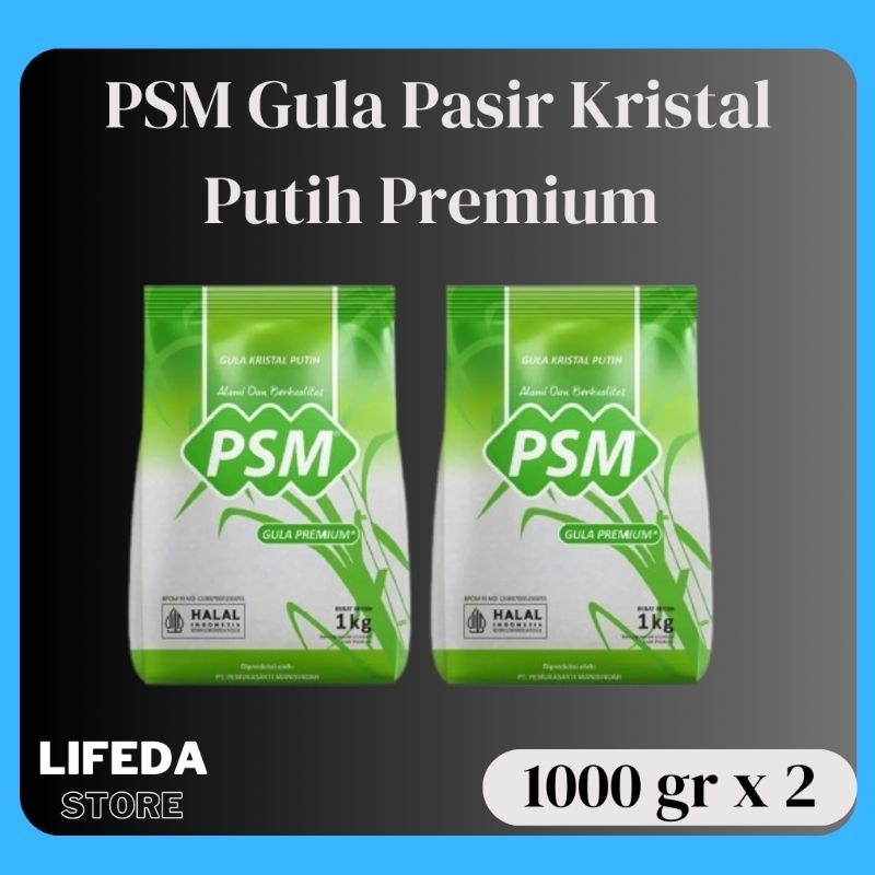 

PSM Gula Pasir Kristal Putih Premium 1000 g x2