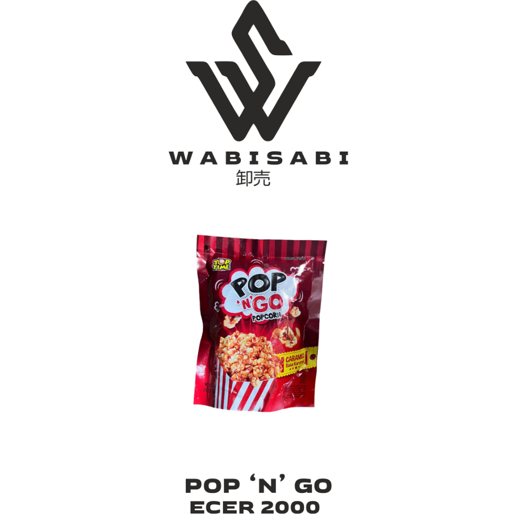 

KG - POPCORN POP ‘N’ GO 20g (VARIAN 1 PCS) Snack Jagung Manis Caramel Coklat Cokelat Anak Dewasa Murah / Pop N Go Popcorn