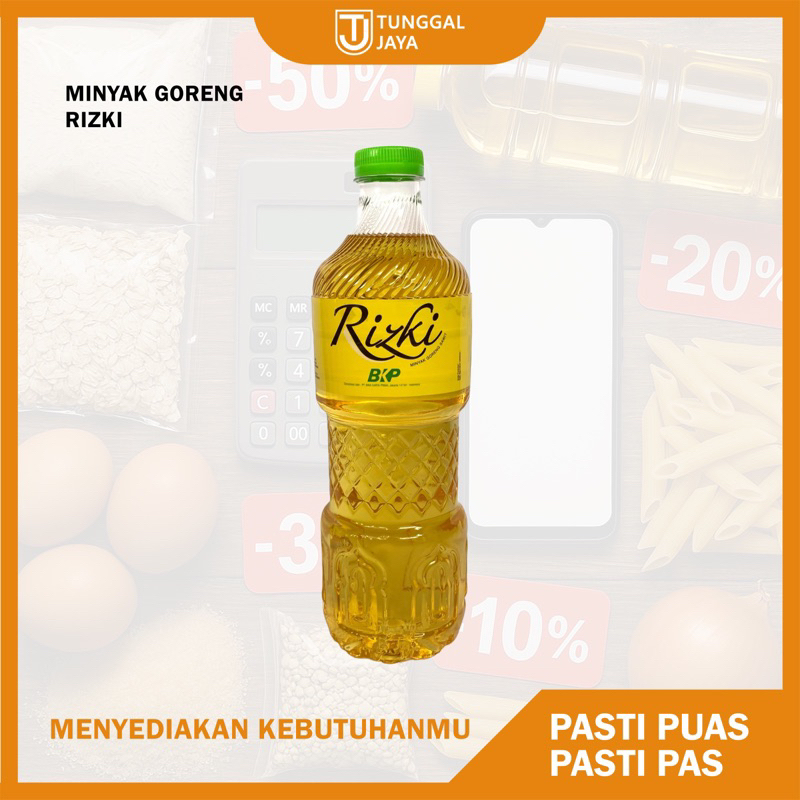

MINYAK GORENG RIZKI 850ml botol refill (bisa satuan/bisa 1 krat)