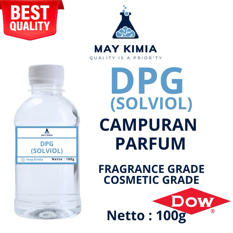 DPG  / Solviol / Solfiol / Pelarut Parfum / Kosmetik grade / fragrance grade / DPG 100g / Dipropylen