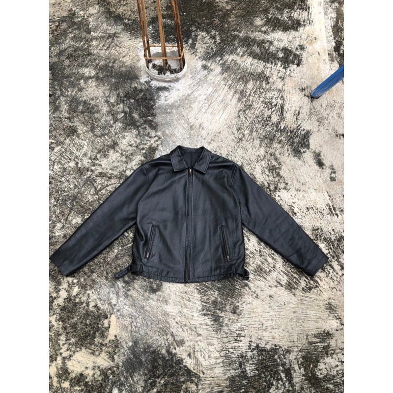 Leather jacket Boxy fit