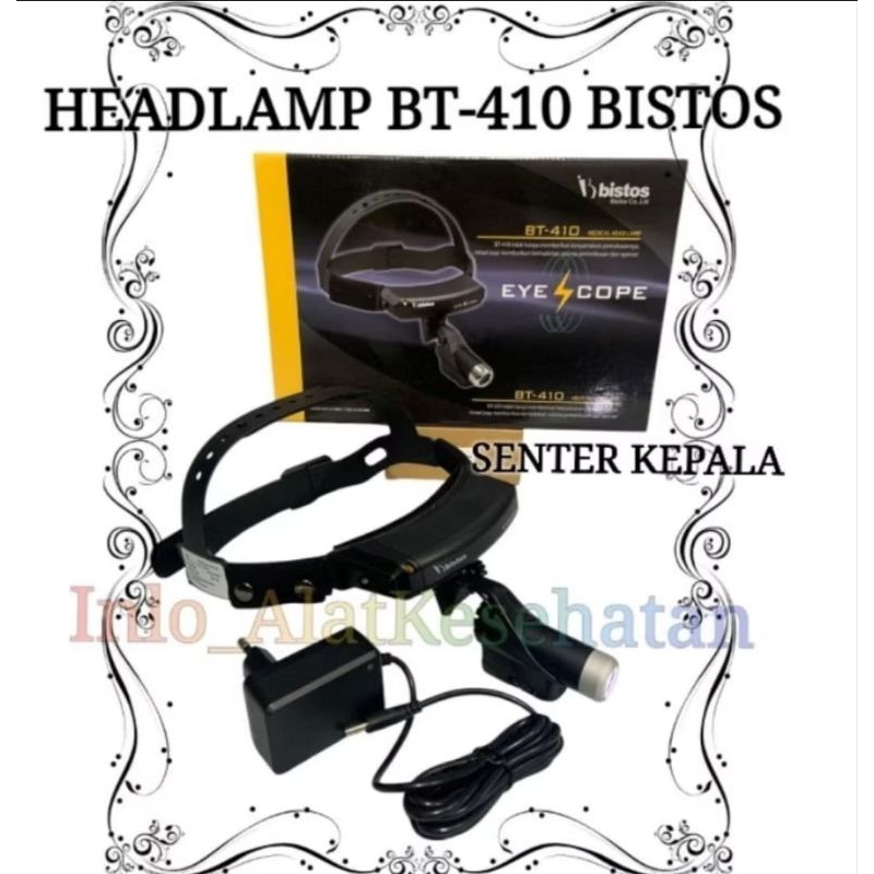 Headlamp BT410 BISTOS / Medical Headlamp Bistos BT-410 / Lampu Kepala / Senter kepala Bistos