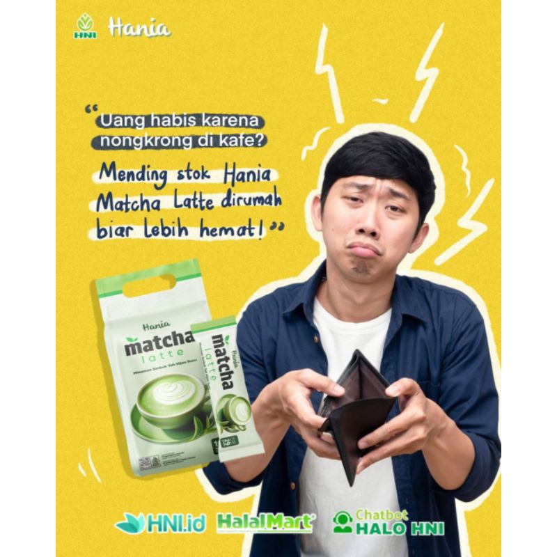

Hania matcha latte HNI HPAI minuman kesehatan