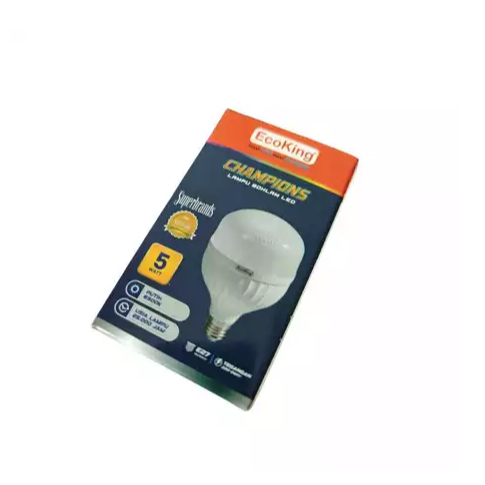 LAMPU ECOKING CHAMPIONS 5 WATT, 10 WATT, 15 WATT, 20 WATT, 30 WATT, 40 WATT, 50 WATT.