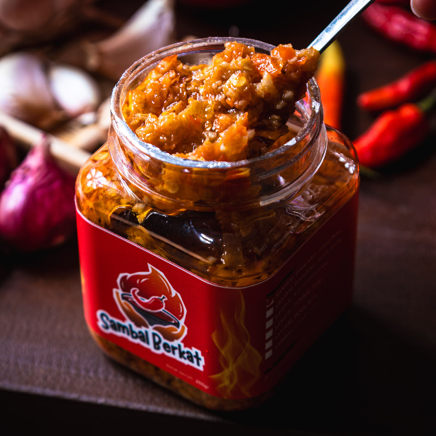 

Sambal Berkat Sambal Bawang Original 200g Sambal Tanpa Pengawet Pedas Nampol