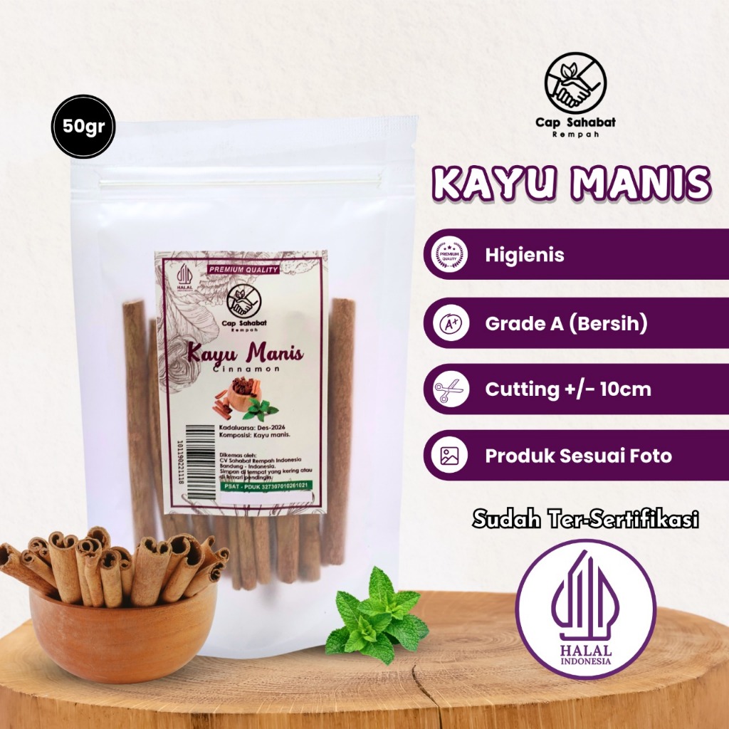 

Cap Sahabat - Kayu Manis Cinnamon 100% PREMIUM QUALITY