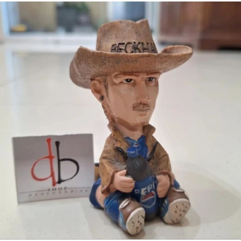 Figure David Beckham Cowboy Pepsi -Rare
