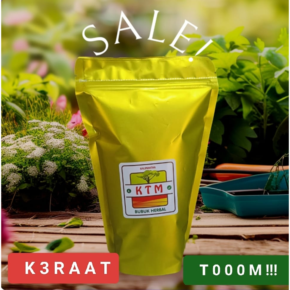 

130gram bubuk terbaik herbal tepung nana ultra super hijaau alami minuman segar KTM bungkus gold premium
