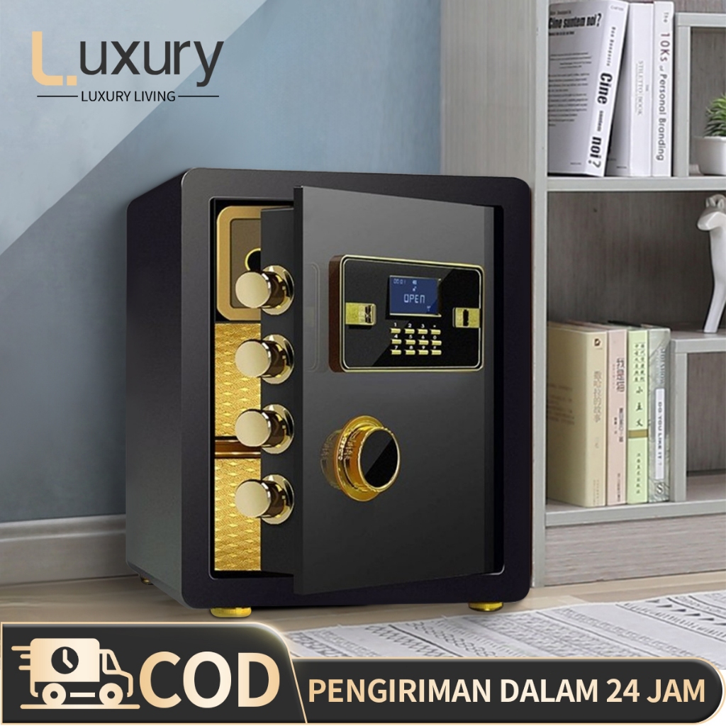 LL Digital Safe Box  45/60CM  Brankas Anti Air Tahan Api Besar Tinggi Kotak Uang Brankas