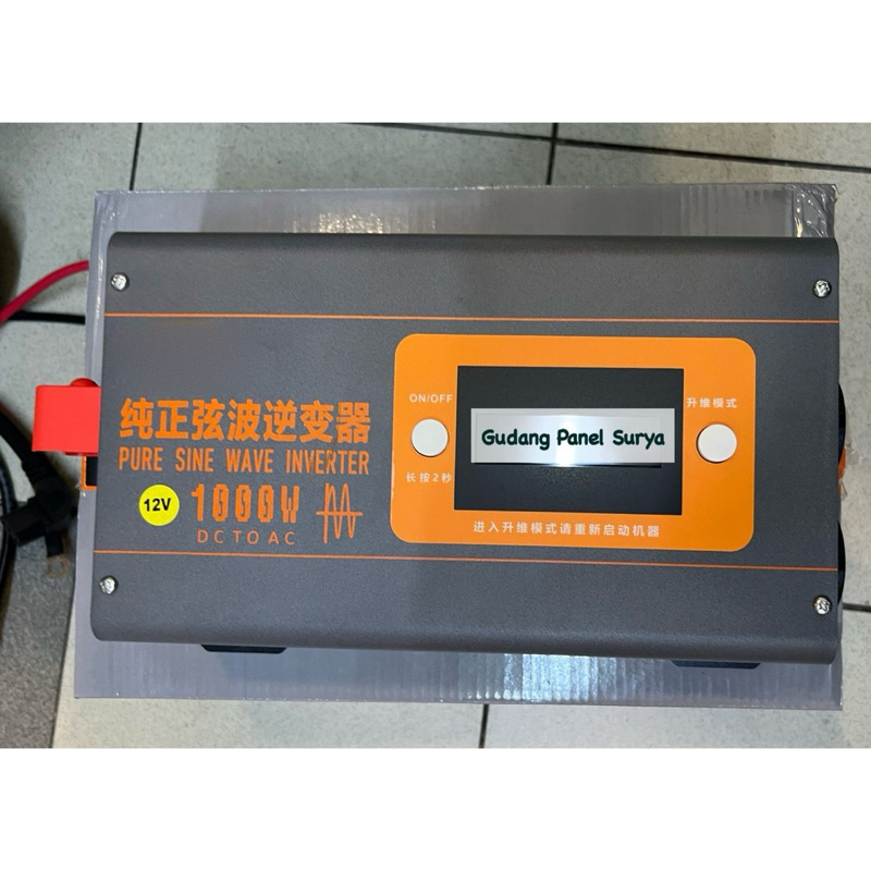 Inverter Pure Sine Wave Power Inverter PSW Digital 12V 1000Watt LCD Display