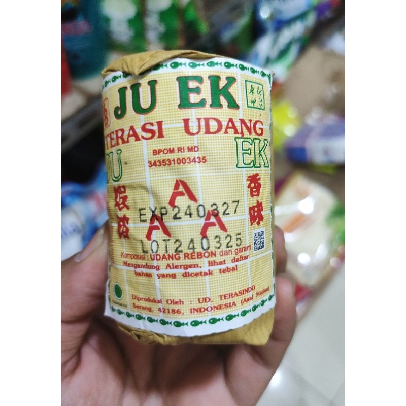 

Terasi Udang Cap Juek Bumbu Dapur Masak Ju Ek Rebon