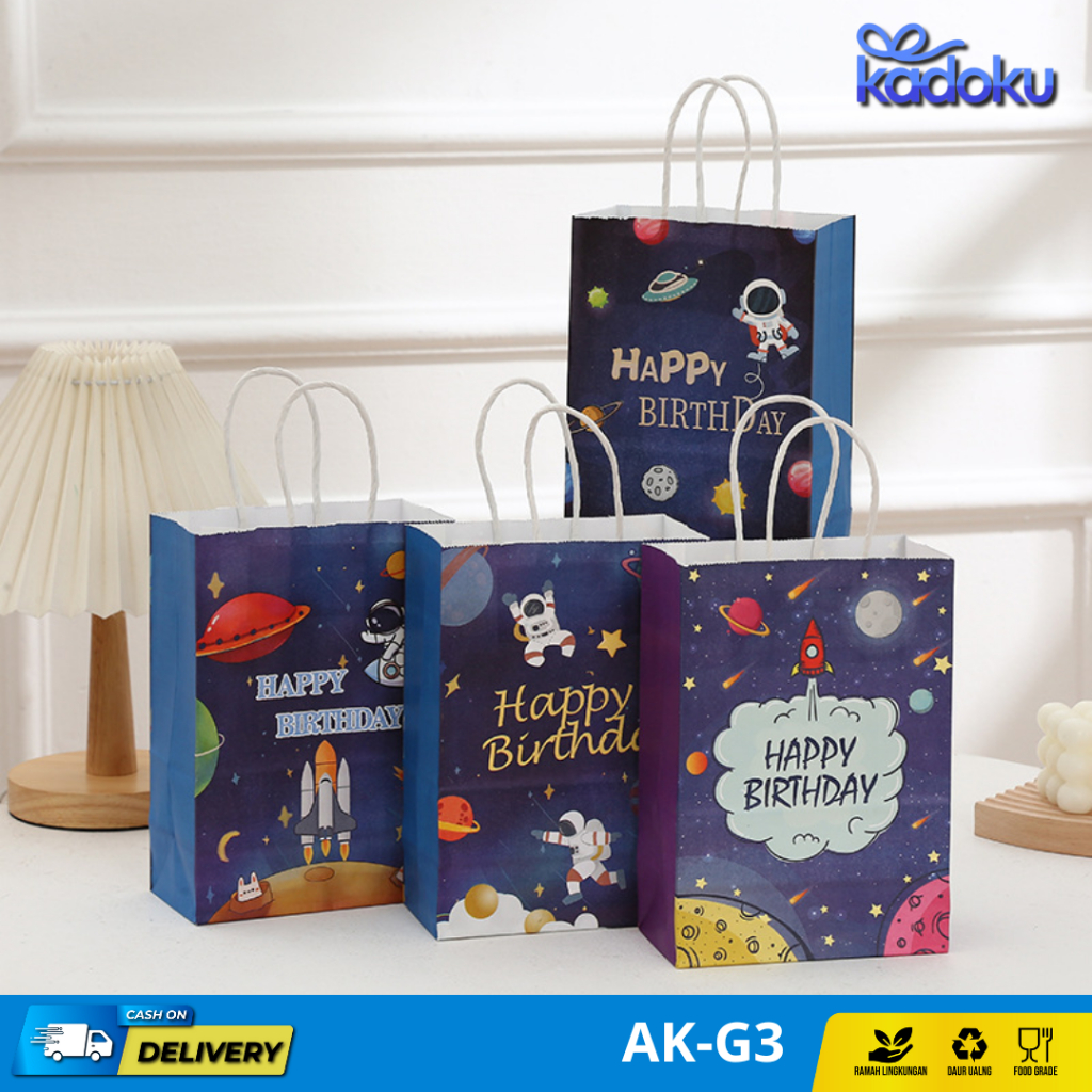 

Paper Bag Motif Animal/ Goodiebag Motif / Paper Bag Hampers/ Paper Bag Marmer / Tas Kado Ulang Tahun