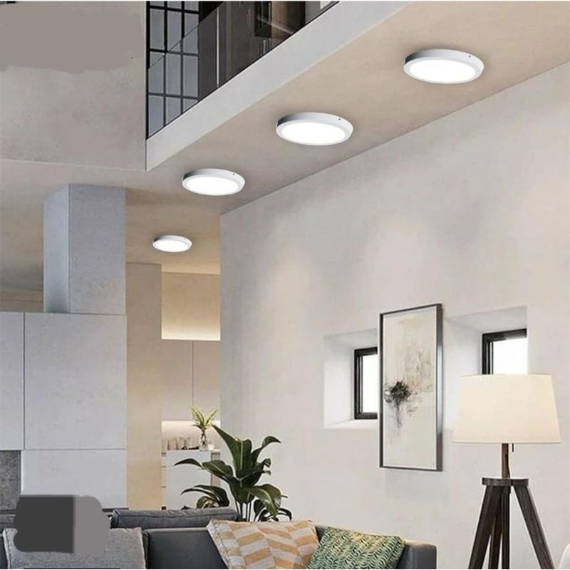 lampu tempel panel downlight led 17 wat 24 wat lamp kabinet lemari topi kanopi outbow panel lamp mer