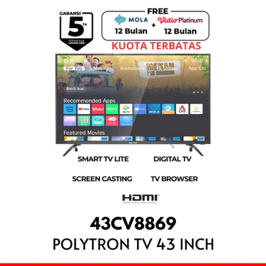 TV POLYTRON 43CV8869 43 inch Smart TV FHD 43CV CV8869