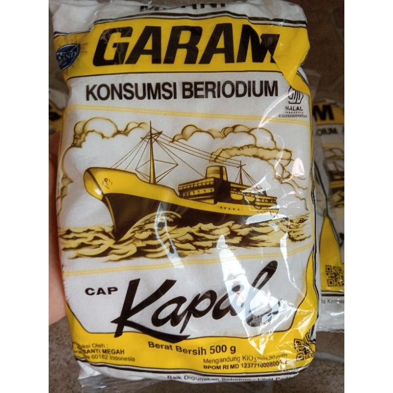 

garam dapur cap Kapal 500 gram