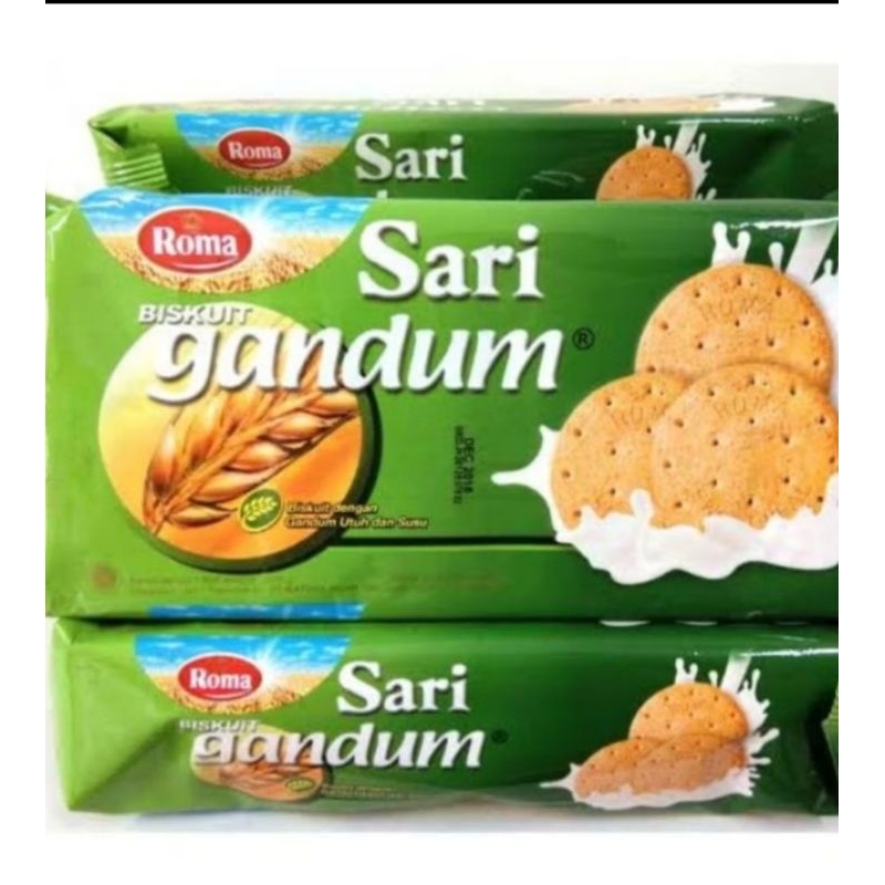 

Biskuit ROMA Sari Gandum Family Pack 240 g - 1 KARDUS ISI 20 PCS