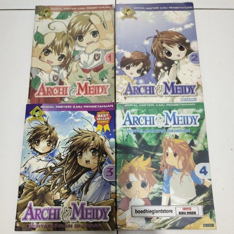 Komik Archi & Meidy 1-4 tamat, Paket Hemat