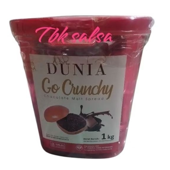

Dunia Go Crunchy Chocolate Malt Spread/coklat Crunchy