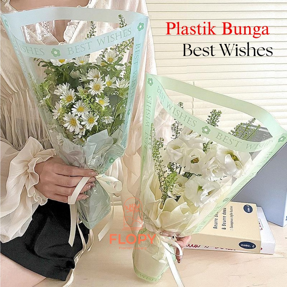 

[ 10 Lembar ] Plastik Bunga / Plastik Buket Bunga / Bunga Dekorasi