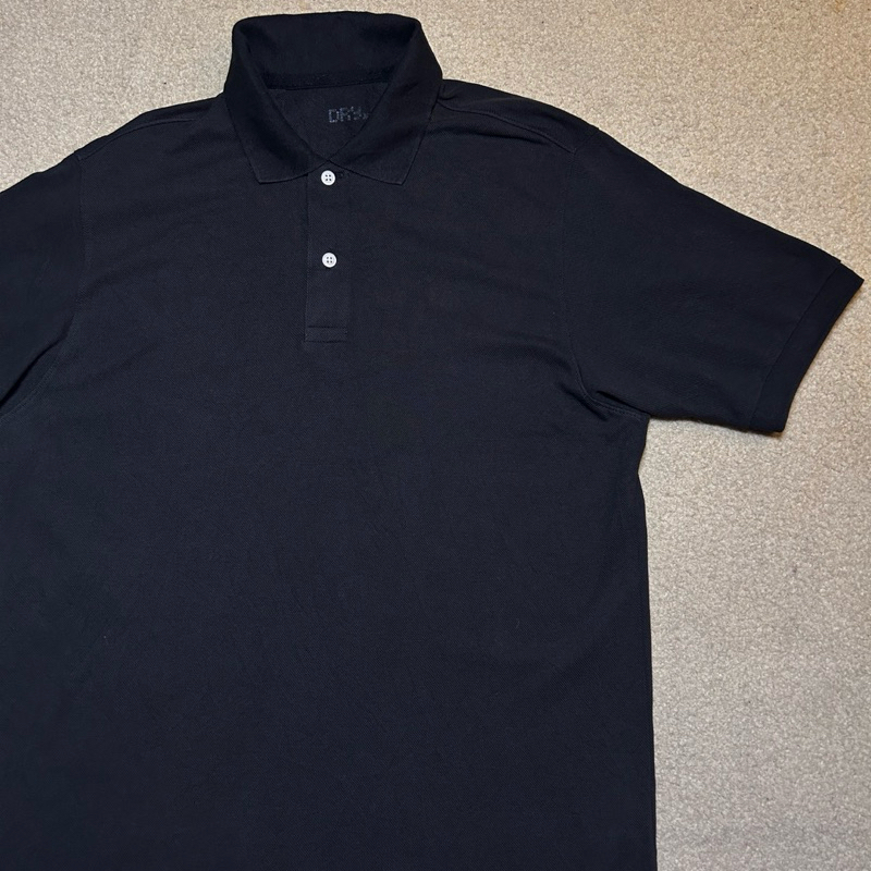PRELOVED POLO SHIRT UNIQLO DRY HITAM XL