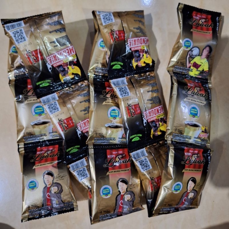 

Kopi Bubuk Luwak Mini Renceng isi 15 Sachet @ 6.5 gram