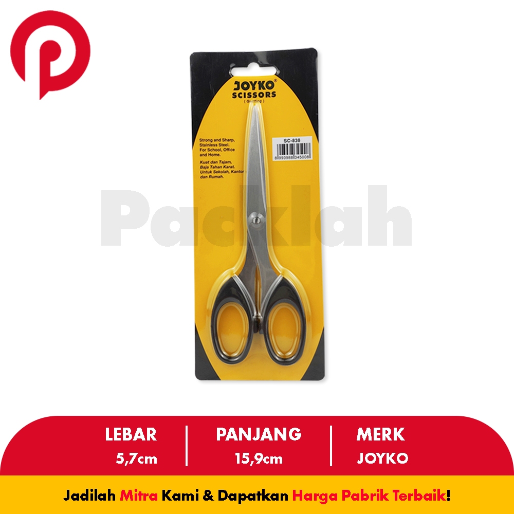 

Gunting Besar Scissors Joyko SC-838 Packlah