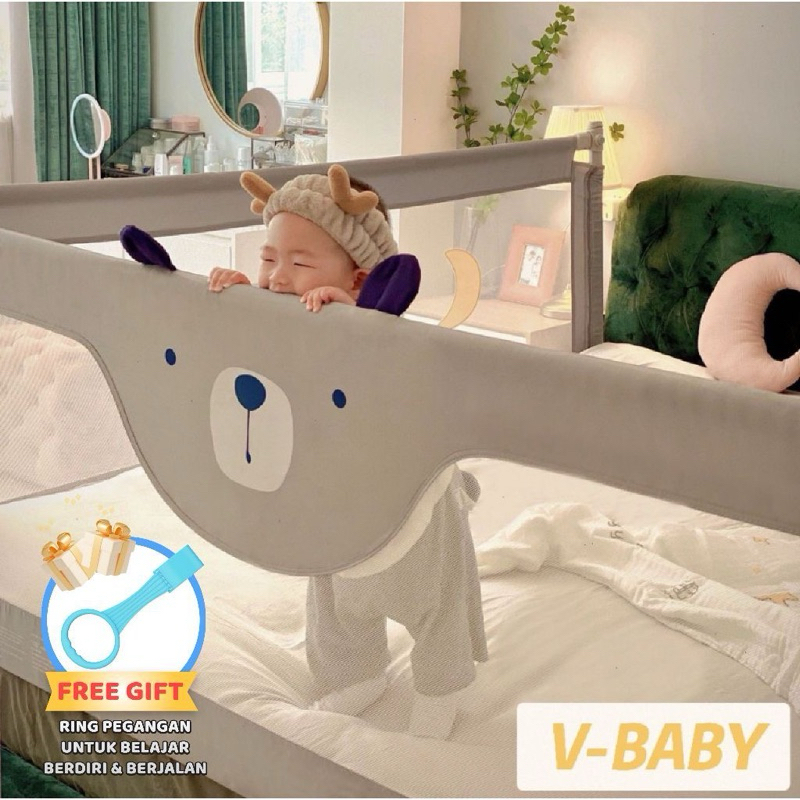 V-BABYCARE Baby Bed Guard Tipe N002 Animal (zoo)