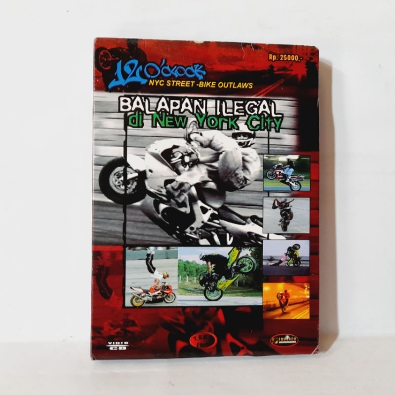 VCD Balapan Ilegal Di New York City - NYC Street Bike Outlaws