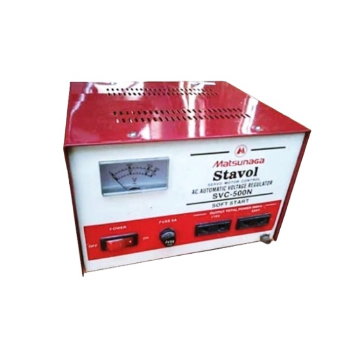Stabilizer MATSUNAGA Stavol SVC500F 500Watt / Stabilizer Listrik Stavolt SVC 500 MATSUNAGA