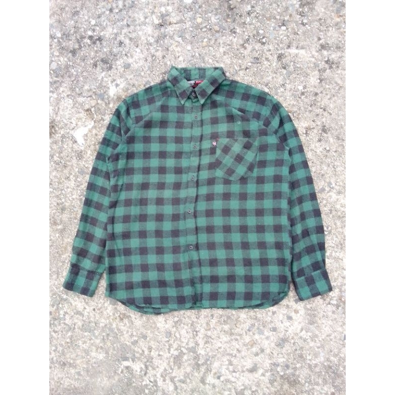 kemeja flannel Fox