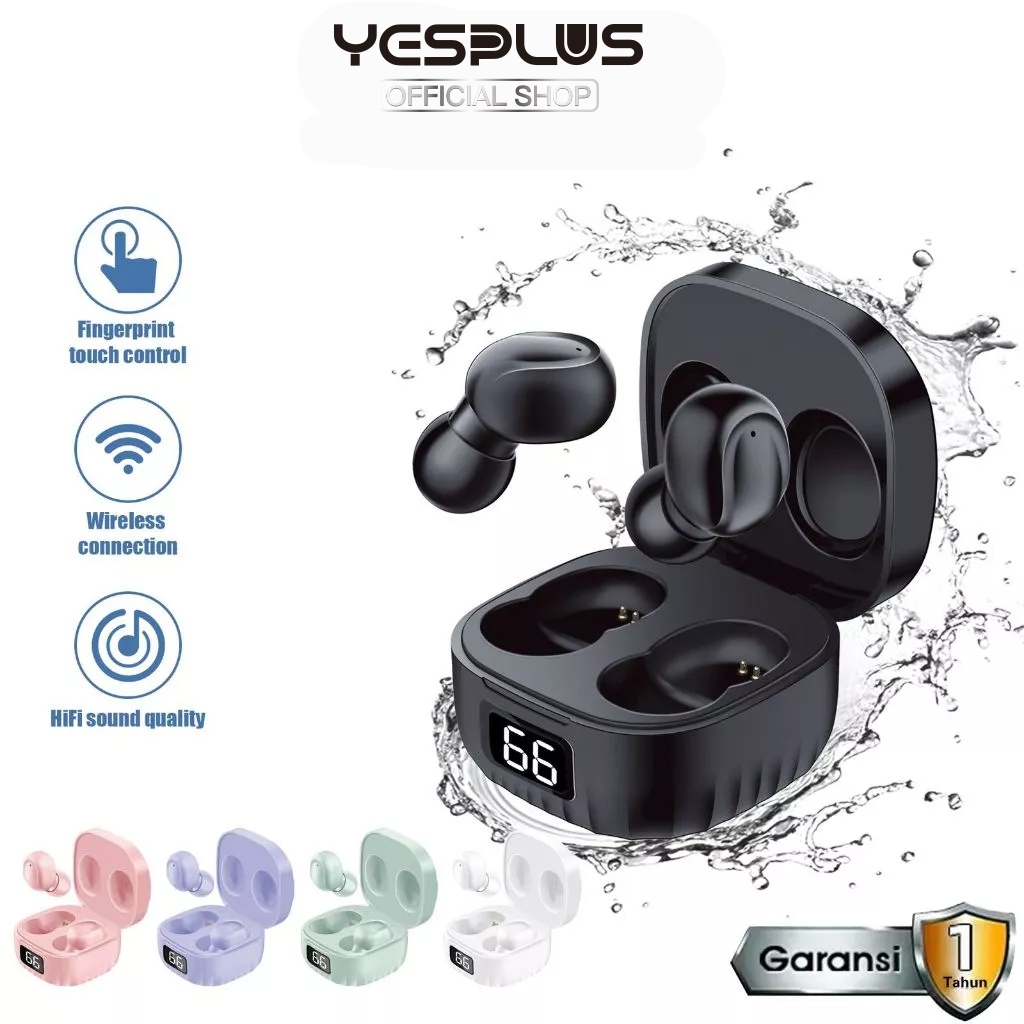 Headset Bluetooth YESPLUS TWS-18 Wireless Earphone Airbuds Unggulan Berbagai Warna