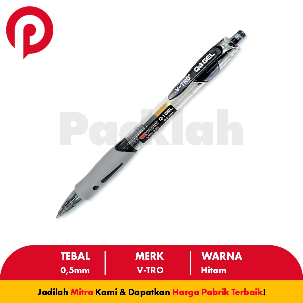 

Gel Pen Pulpen Pena V-TRO Q-1 Gel 0.5 mm PackLah