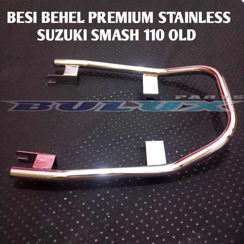BESI STAINLESS BEGEL BEHEL JOK BELAKANG Plus KARET SUZUKI SMASH 110 LAMA OLD KUALITAS PREMIUM SUPER