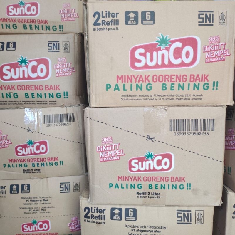 

SUNCO 2L, Minyak Goreng Kartonan