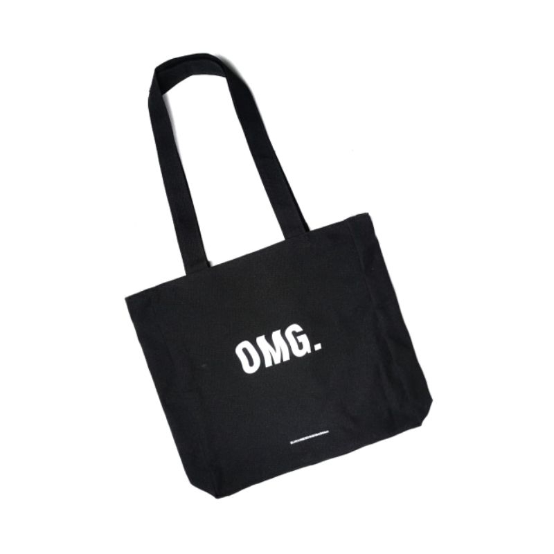 Tote bag OMG, Tote bag kanvas OMG, Tote bag estetik, Tote bag pria, Tote bag wanita, Tote bag esteti