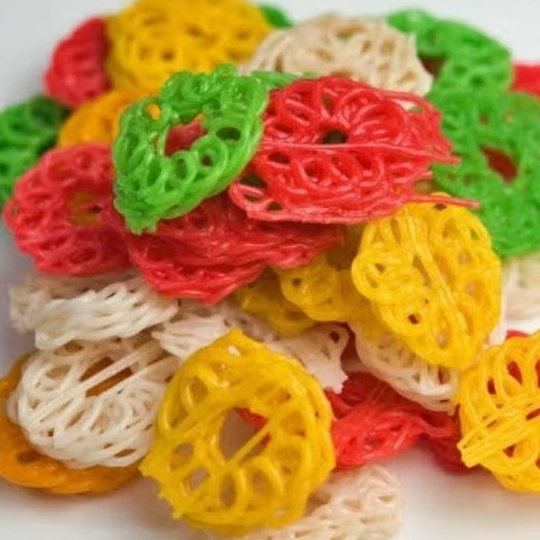 

kerupuk mawar mentah