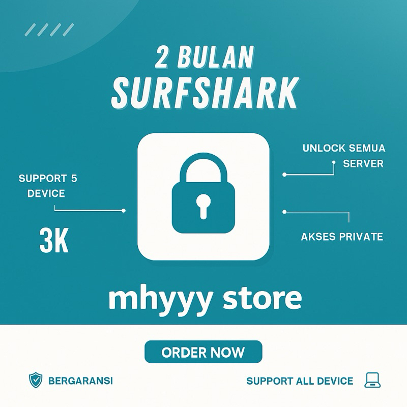 [ PROMO ] VPN PREMIUM SURFSHARK
