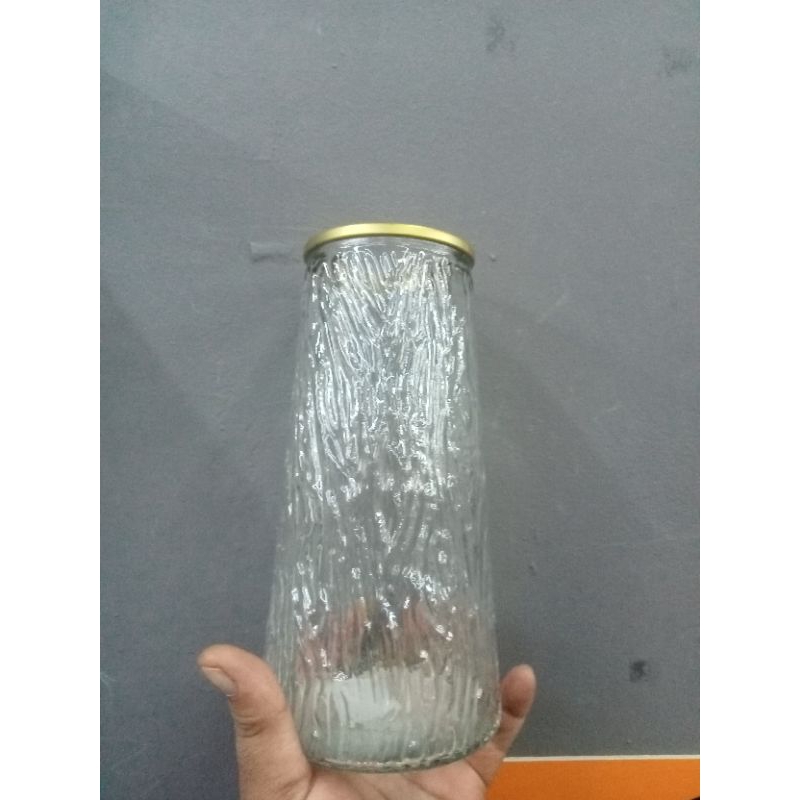 vas kaca tinggi 20cm