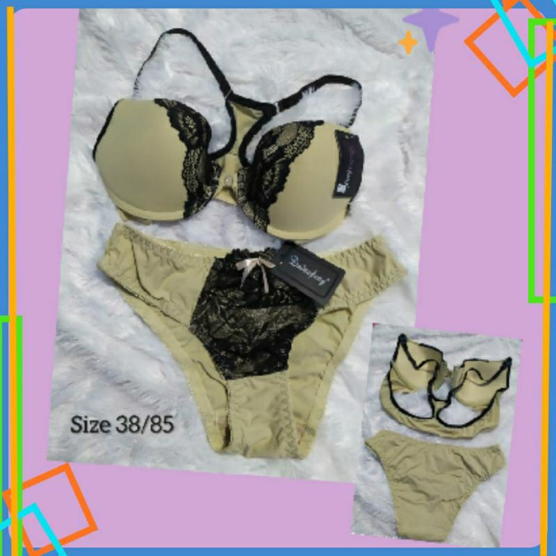 New Bra Plus Underwear set Sexy Elegant