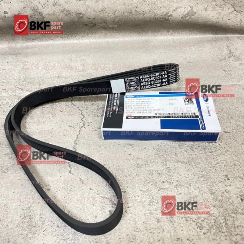 Fanbelt Fan Belt V Belt Tali Kipas Ford Fiesta 1.4 1.4cc 1400cc 1.5 1.5cc 1500cc 1.6 1.6cc 1600cc Or