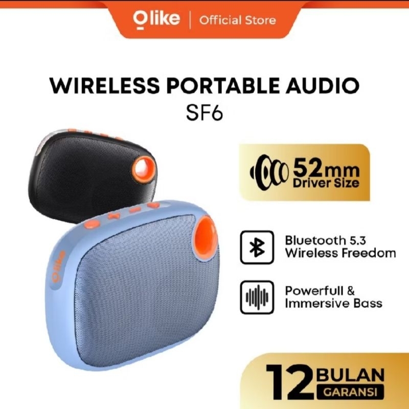 Olike SF6 Speaker Wireless Portable Speaker Bluetooth 5.3 Original Olike
